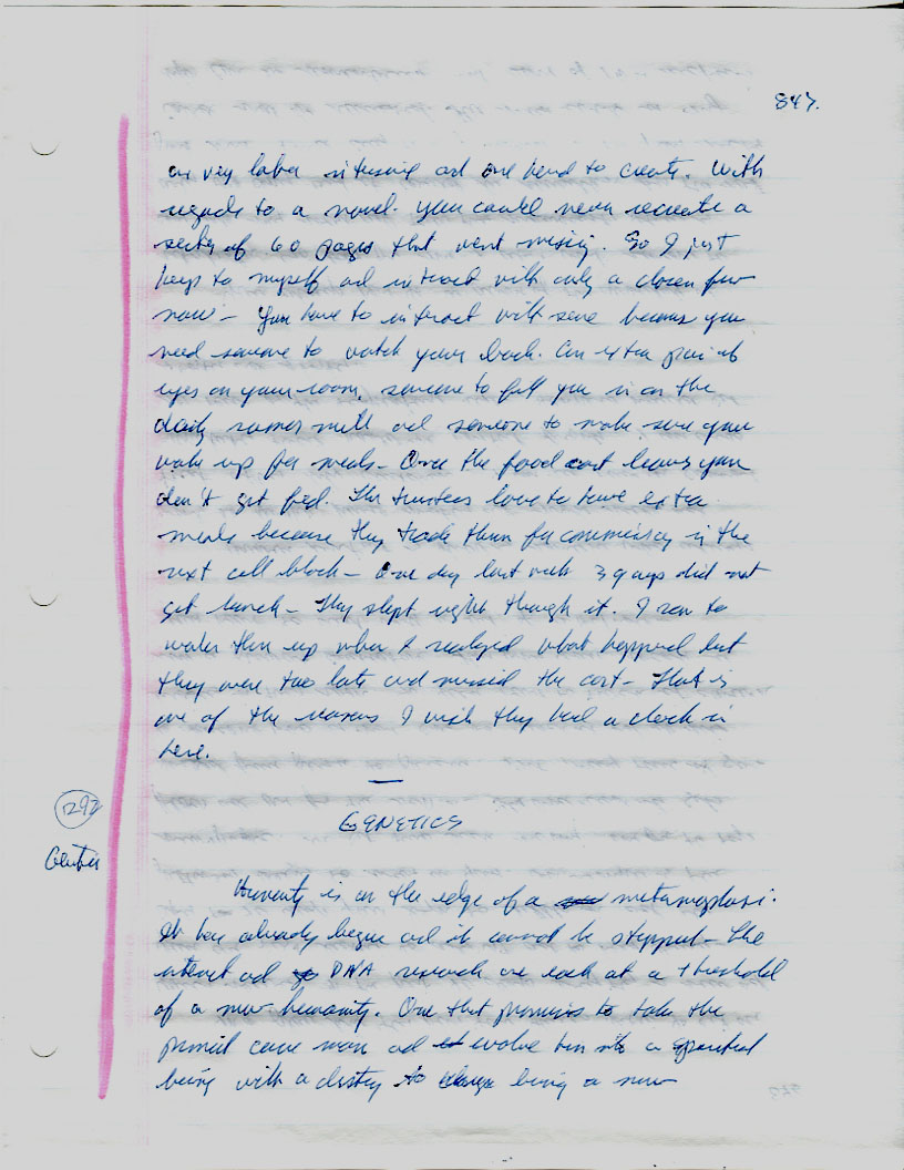 Dr John WorldPeace 2008 Prison Journal